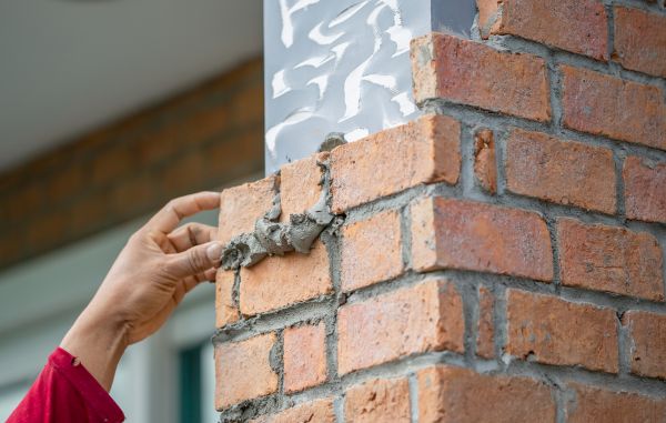 Brick Pillar Repair in Andover