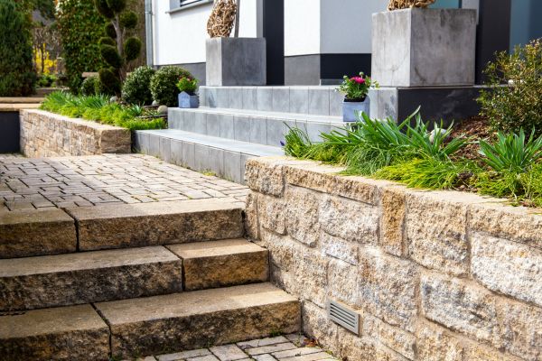 Stone Step Replacement in Andover