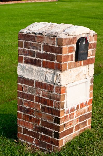 Brick Mailbox Installation in Andover