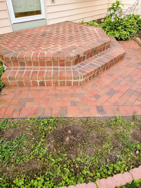 Brick Stoop Repair in Andover
