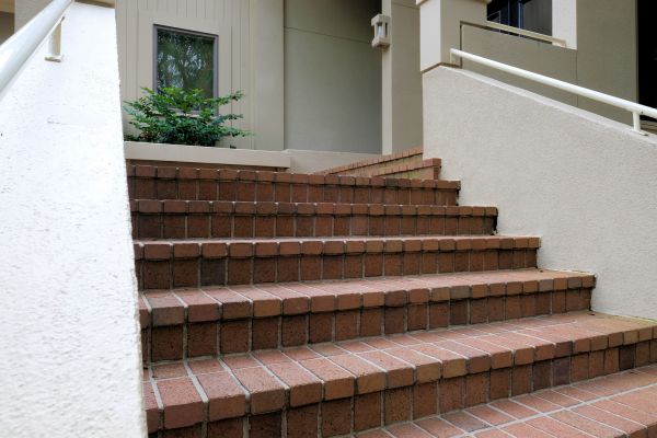 Entryway Brick Repair in Andover